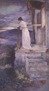 Awaiting the Sailors Return by David Woodlock