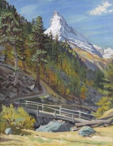 Herbst An Der Bergbachbrucke