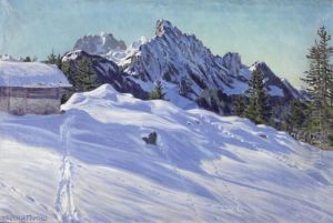 Wintermorgen by Waldemar Fink