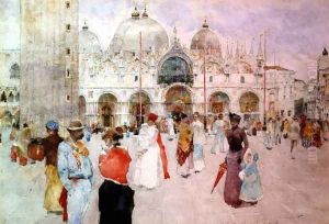 The Piazza di San Marco, Venice by David Woodlock