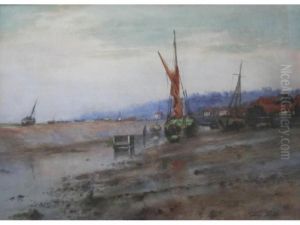 Harbour Scene At Low Tide Harbour Scene At Low Tide