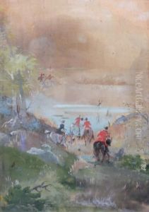Cerf Bat-l'eau by Jules, Baron Finot