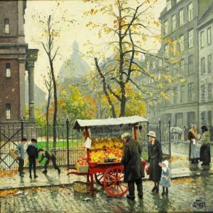 Ved Frimurerlogen by Paul-Gustave Fischer