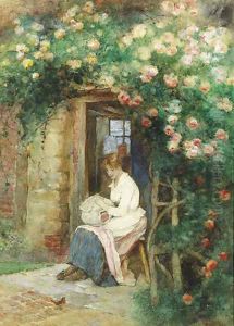 The lacemaker's cottage by David Woodlock