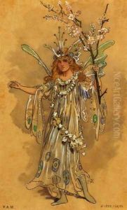A Fairy, costume design for A Midsummer Nights Dream, produced by R. Courtneidge at the Princes Theatre, Manchester 2 by C. Wilhelm