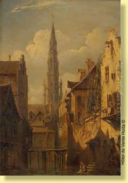 Lavandiere En Bord De Senne - view 1