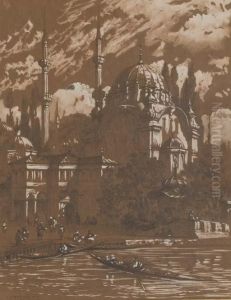 La Mosquee Du Dolmabahce A Constantinople La Mosquee Du Dolmabahce A Constantinople