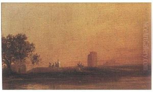 Vue De Syrie by Eugene Napoleon Flandin