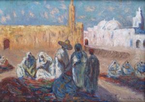 L'ancienne Et La Nouvelle Mosquees A Ouargla En Algerie