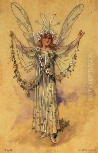The Bindweed Fairy, costume for "A Midsummer Night's Dream", produced by R. Courtneidge for the Princes Theatre, Manchester by C. Wilhelm