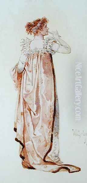 Ellen Terry (1847-1928) as Catherine, Duchess of Danzig in the comedy Madame Sans-Gene, 1897 - view 1