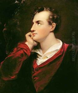Portrait of George Gordon Byron (1788-1824) 6th Baron Byron, 1813
