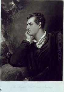 George Gordon, 6th Lord Byron (1788-1824), engraved by Charles Turner (1773-1857), 1815 by Richard Westall