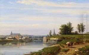 French City By A River French City By A River