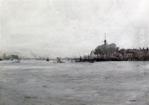 A Grey Day On The Maas