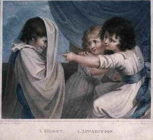 A Ghost, engraved by Luigi Schiavonetti (1765-1810), pub. by T. Simpson, 1791 by Richard Westall