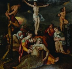 Christus Aan Het Kruis by Frans Floris