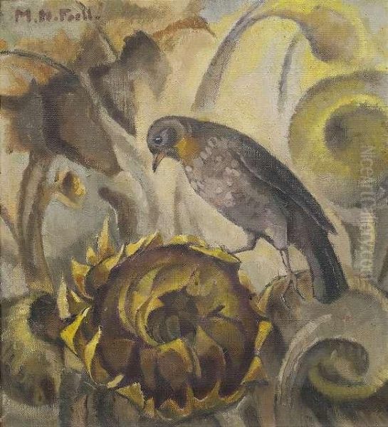 Bird With Sun Flower - view 1
