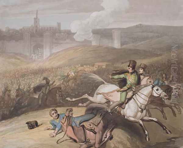Vittoria, 21st June 1813, from The Victories of the Duke of Wellington, engraved by T. Fielding, pub. 1819 - view 1