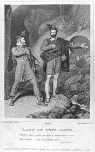 Roderick Dhu and a Clansman, 1810, from Lady of the Lake by Walter Scott (1771-1832) by Richard Westall