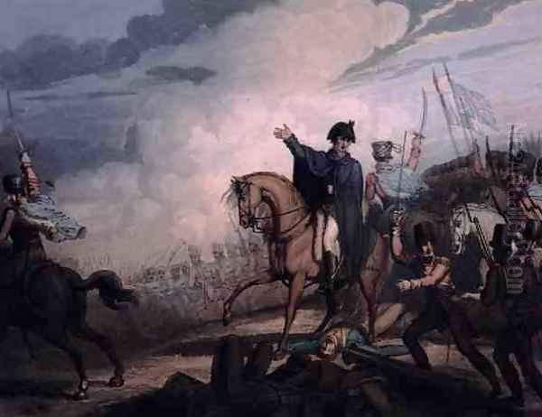 Waterloo, 18th June 1815, from The Victories of the Duke of Wellington, engraved by T. Fielding, pub. 1819 - view 1