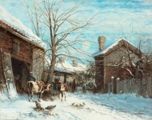 Stadsutkant, Vinter by Victor Forssell