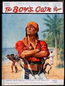 A Pirate figure from the front cover of The s Own , 1923