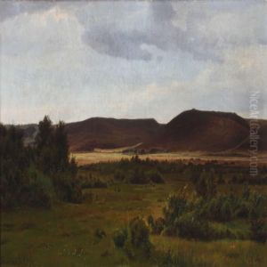 Hilly Landscape At Fussingo, Randers Hilly Landscape At Fussingo, Randers