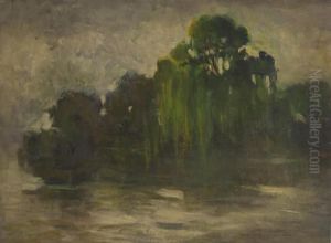 "paesaggio Lacustre" by Pietro Fragiacomo