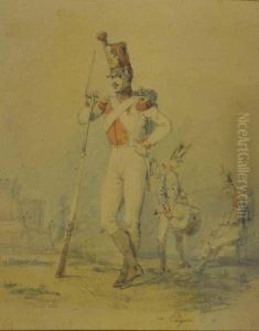 Le Soldat by Pierre Desire Eugene Franc Lamy
