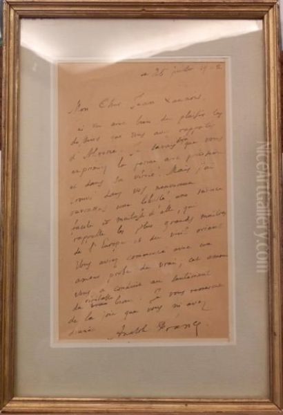 Lettre A Jean Launois - view 1