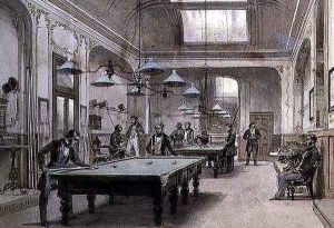 A Billiard Room, 1861 by Carl Friedrich H. Werner