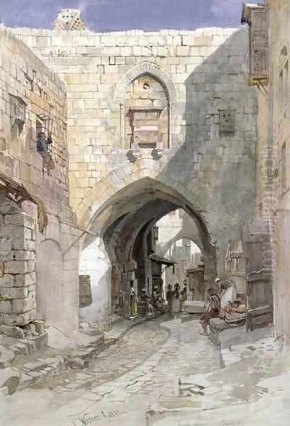 Davids Strasse, Jerusalem, 1862 - view 1