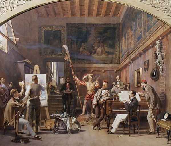 The Artists Studio, Venice, 1854 - view 1