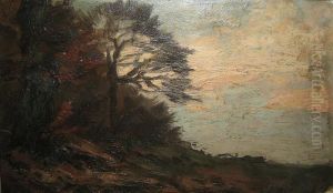 Landschap. by Joseph Charles Francois