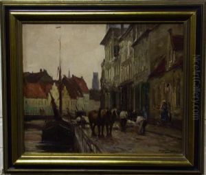 Category: Painting
 Description:zicht Op Brugge