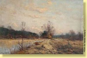 Effetde Lumiere Sur Le Ruisseau by Joseph Charles Francois