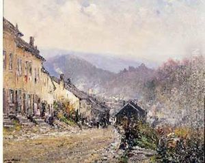 " Paysage Des Ardennes Belges", Circa 1920