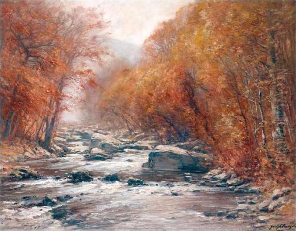 Autumnal River Landscape - view 1