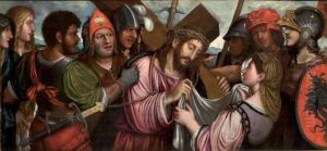 Sainte Veronique Essuyant Le Visage Du Christ by Niccolo Frangipane
