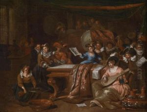 An Elegant Party In An Interior