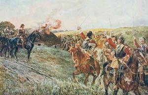 After the Battle of Naseby, 14th June 1645, from 'British Battles on Land and Sea' edited by Sir Evelyn Wood (1838-1919) first published 1915 by William Barnes Wollen