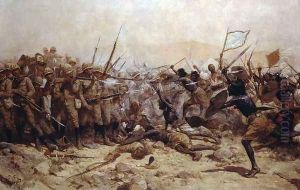 The Battle of Abu Klea, 17th January 1885, 1896 by William Barnes Wollen