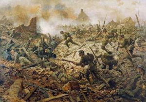 The Territorials at Pozieres on 23rd July 1916, 1917 by William Barnes Wollen