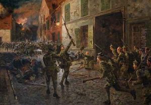 Landrecies, 25th August 1914, 1915 by William Barnes Wollen