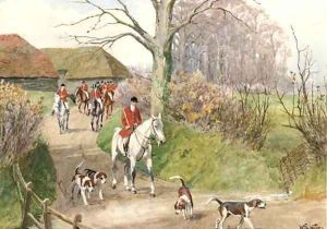 Moving off by William Barnes Wollen