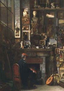 By the Studio Fire, 1860