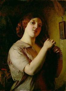 Jenny's Toilet, 1859 by James Dawson Watson