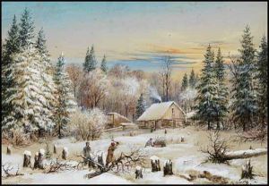 A Canadian Homestead In Winter