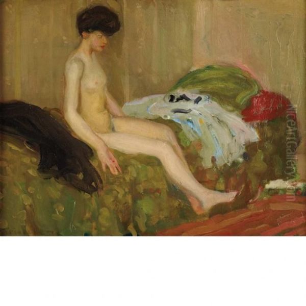 Seated Nude - view 1
